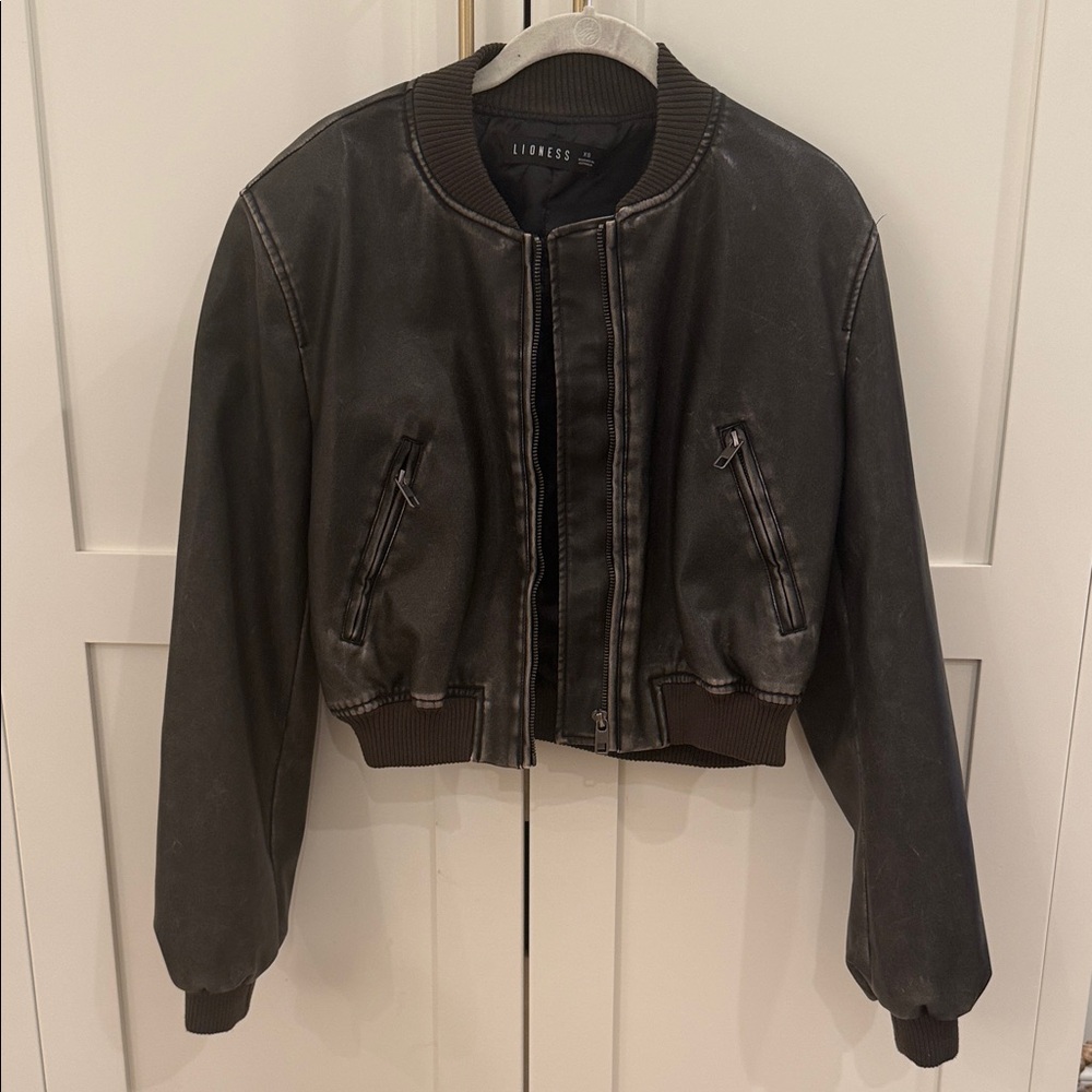Lioness Allure Bomber Jacket - Charcoal, XS
